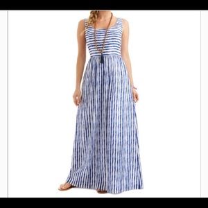 Vineyard Vines blue and white Maxi Dress